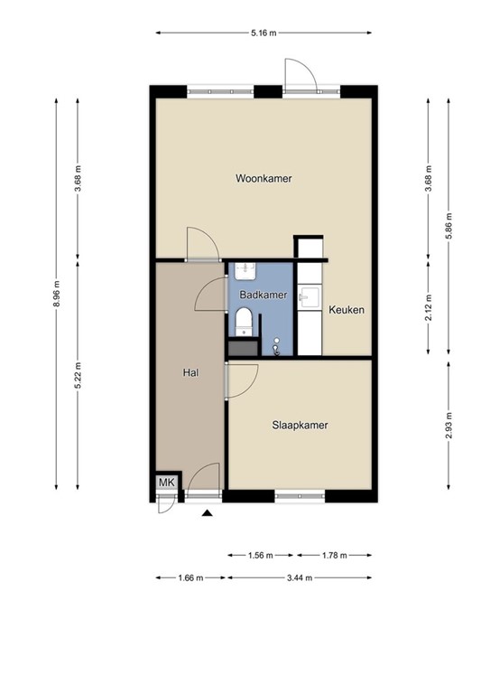 mediumsize floorplan